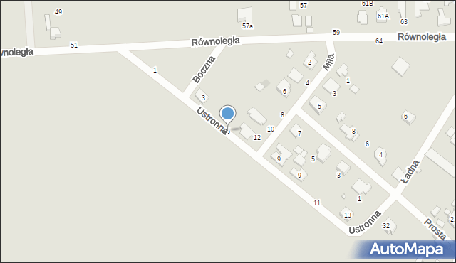 Kłobuck, Ustronna, 5, mapa Kłobuck