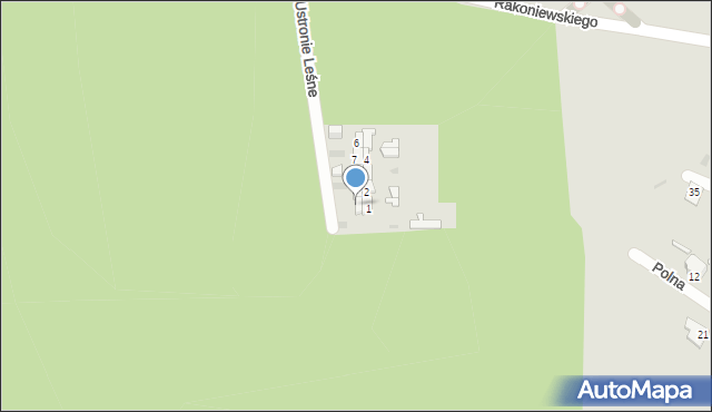 Knurów, Ustronie Leśne, 10, mapa Knurów