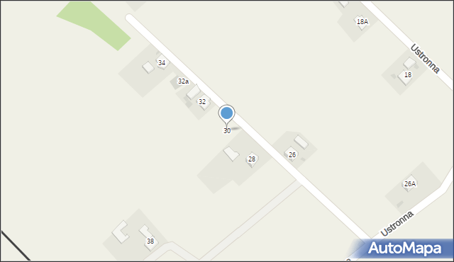 Marklowice Górne, Ustronna, 30, mapa Marklowice Górne