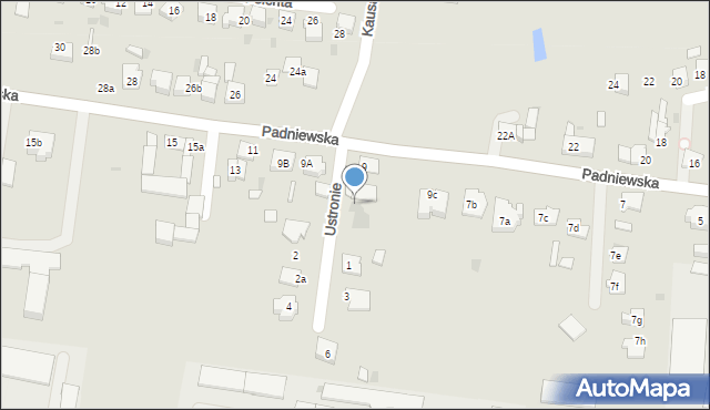 Mogilno, Ustronie, 1a, mapa Mogilno