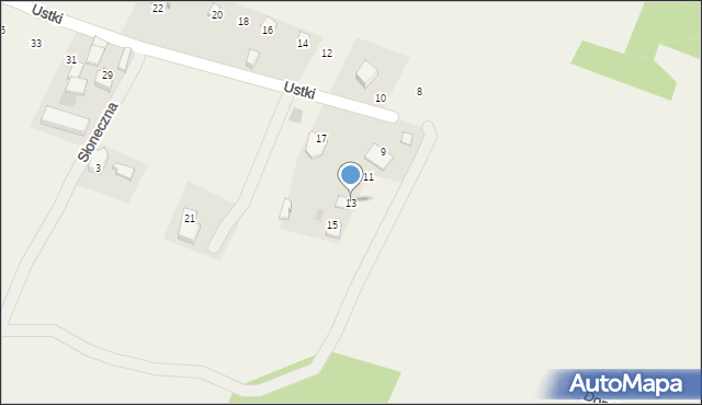 Narama, Ustki, 13, mapa Narama