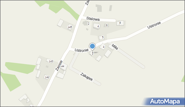 Obojna, Ustronie, 2, mapa Obojna