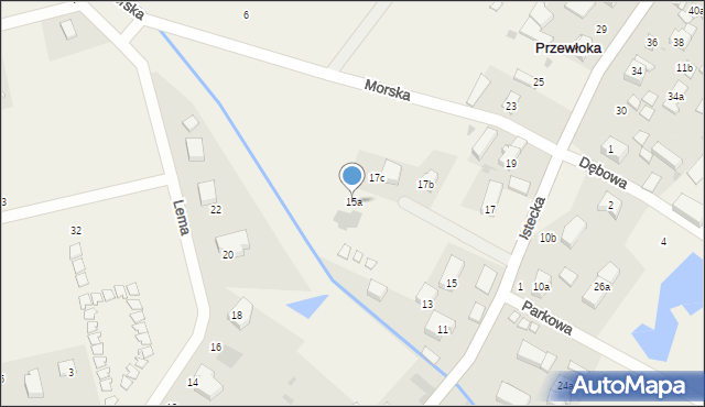 Przewłoka, Ustecka, 15a, mapa Przewłoka