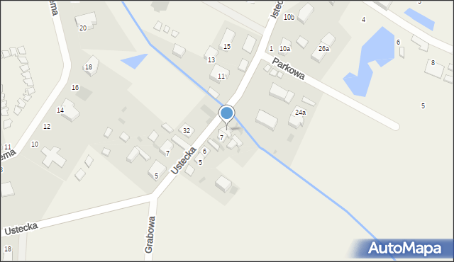 Przewłoka, Ustecka, 20, mapa Przewłoka