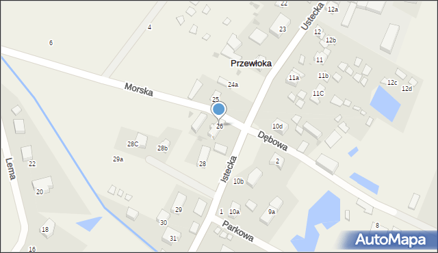 Przewłoka, Ustecka, 21, mapa Przewłoka