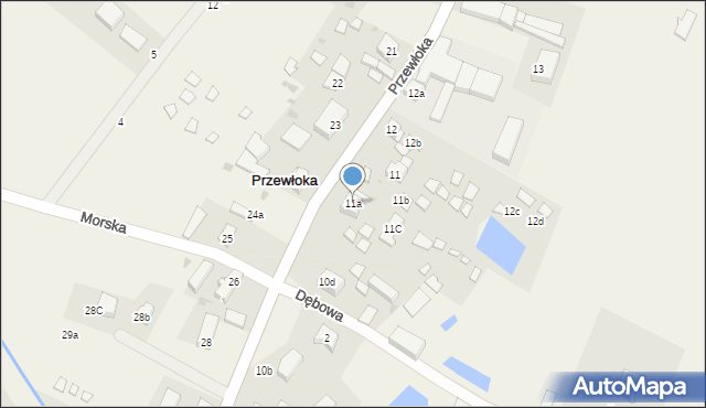 Przewłoka, Ustecka, 34, mapa Przewłoka