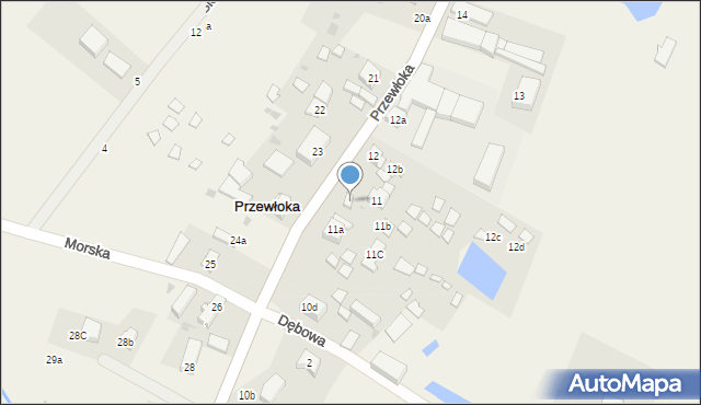 Przewłoka, Ustecka, 36, mapa Przewłoka