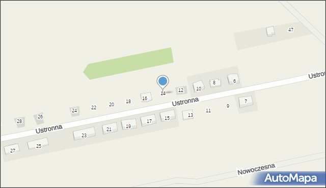 Rembelszczyzna, Ustronna, 14, mapa Rembelszczyzna