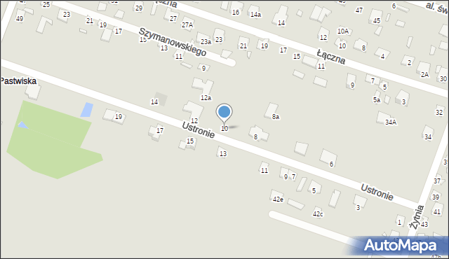 Starachowice, Ustronie, 10, mapa Starachowic