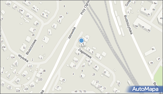 Szczecin, Ustowska, 7, mapa Szczecina