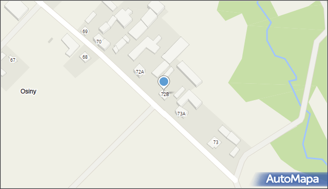 Usarzów, Usarzów, 72B, mapa Usarzów