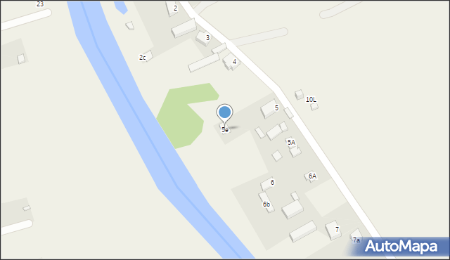 Uście, Uście, 5e, mapa Uście