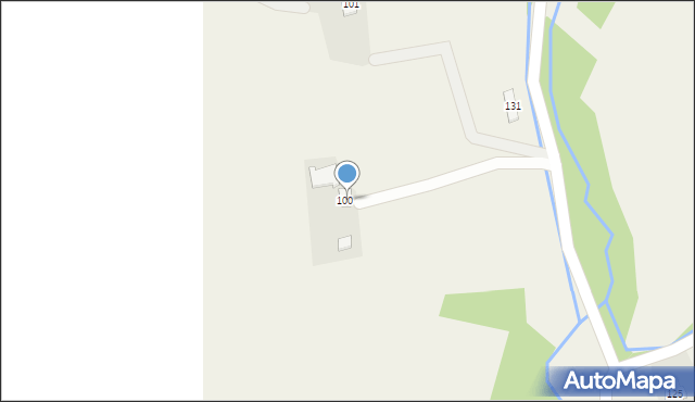 Uście Gorlickie, Uście Gorlickie, 100, mapa Uście Gorlickie