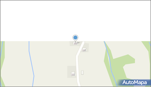 Uście Gorlickie, Uście Gorlickie, 111, mapa Uście Gorlickie
