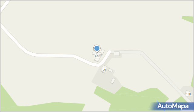 Uście Gorlickie, Uście Gorlickie, 123, mapa Uście Gorlickie