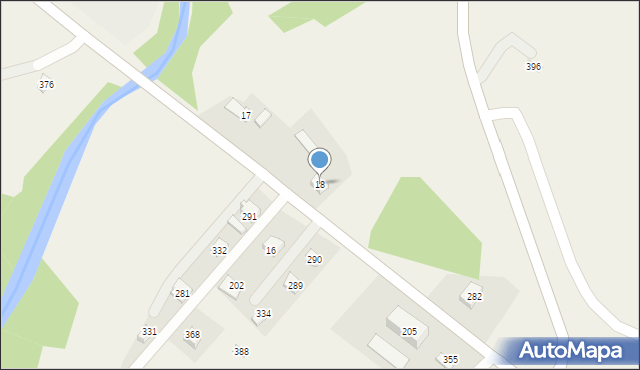 Uście Gorlickie, Uście Gorlickie, 18, mapa Uście Gorlickie
