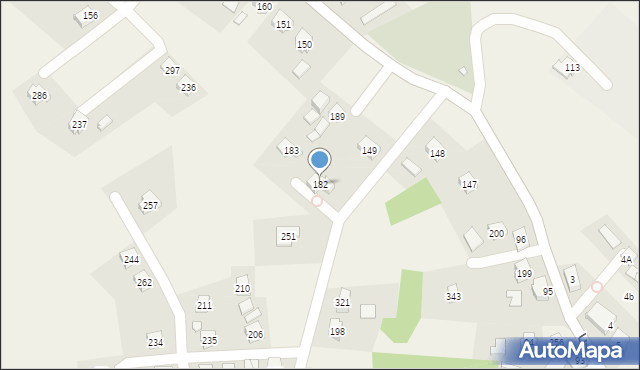 Uście Gorlickie, Uście Gorlickie, 182, mapa Uście Gorlickie