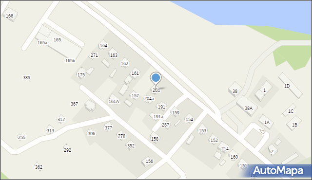 Uście Gorlickie, Uście Gorlickie, 204, mapa Uście Gorlickie