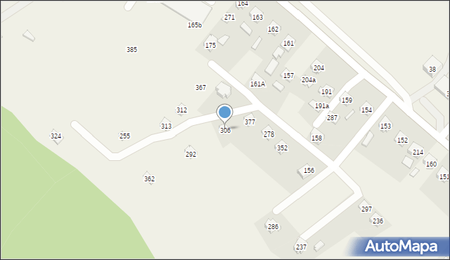 Uście Gorlickie, Uście Gorlickie, 306, mapa Uście Gorlickie