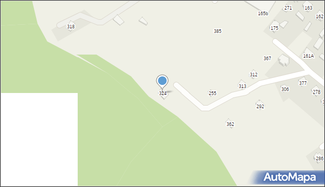 Uście Gorlickie, Uście Gorlickie, 324, mapa Uście Gorlickie