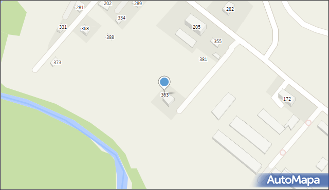 Uście Gorlickie, Uście Gorlickie, 363, mapa Uście Gorlickie
