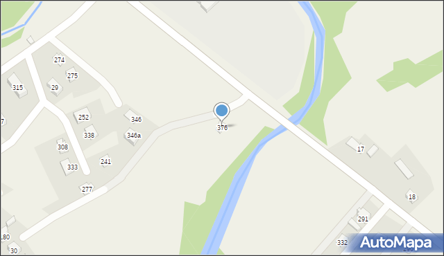 Uście Gorlickie, Uście Gorlickie, 376, mapa Uście Gorlickie