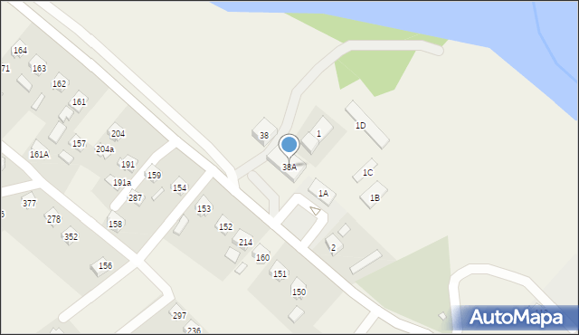 Uście Gorlickie, Uście Gorlickie, 38A, mapa Uście Gorlickie