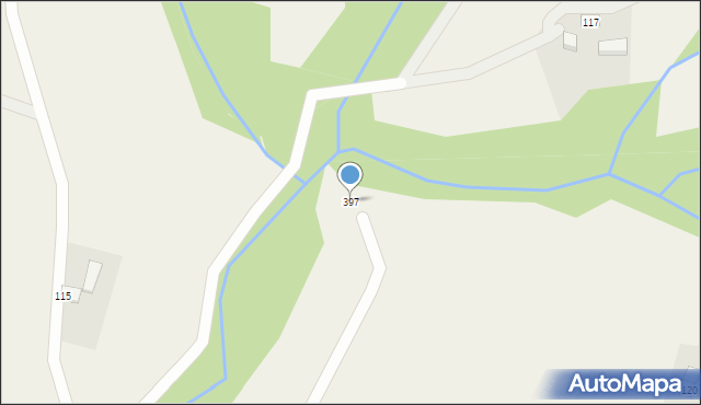 Uście Gorlickie, Uście Gorlickie, 397, mapa Uście Gorlickie