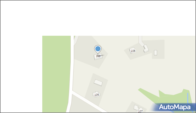 Uście Gorlickie, Uście Gorlickie, 398, mapa Uście Gorlickie