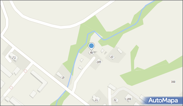 Uście Gorlickie, Uście Gorlickie, 50, mapa Uście Gorlickie