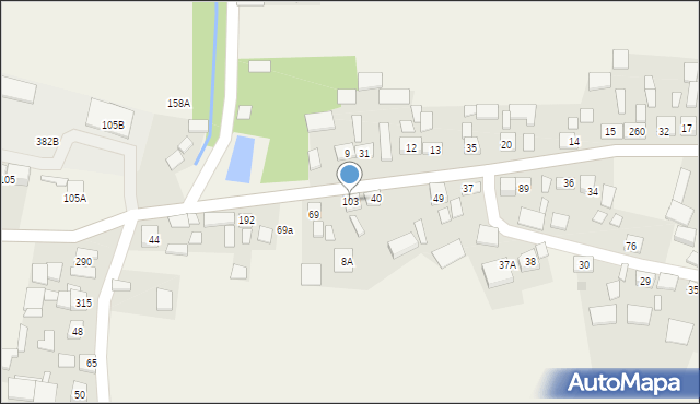 Uście Solne, Uście Solne, 103, mapa Uście Solne