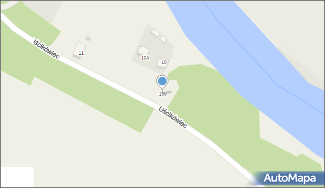 Uścikówiec, Uścikówiec, 10b, mapa Uścikówiec