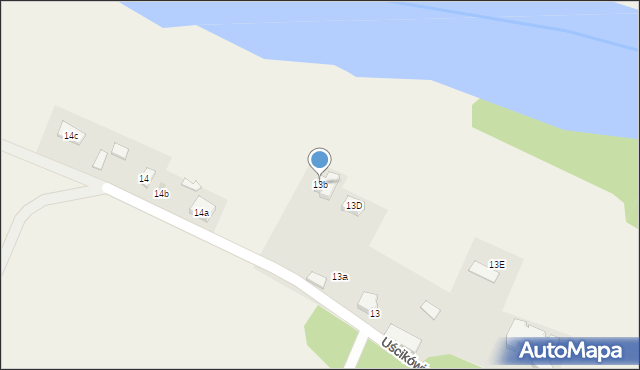 Uścikówiec, Uścikówiec, 13b, mapa Uścikówiec