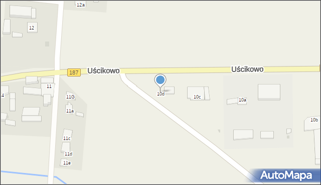 Uścikowo, Uścikowo, 10d, mapa Uścikowo