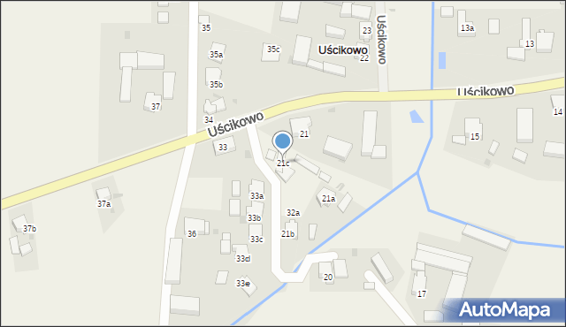 Uścikowo, Uścikowo, 21c, mapa Uścikowo