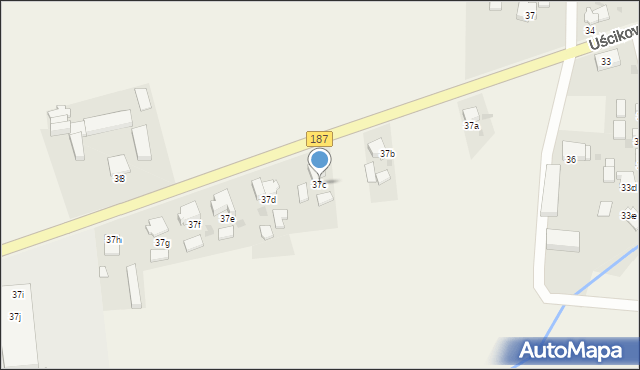 Uścikowo, Uścikowo, 37c, mapa Uścikowo