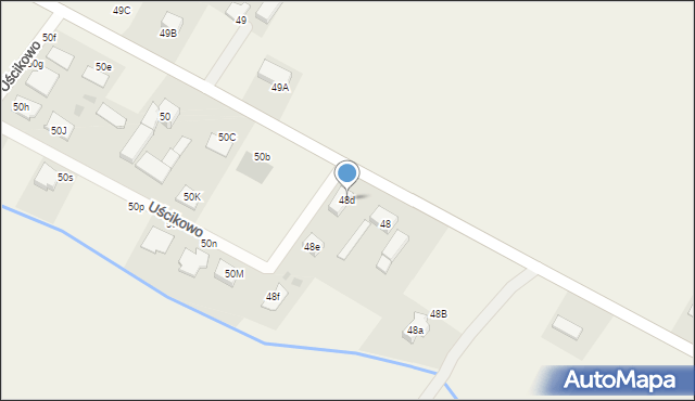 Uścikowo, Uścikowo, 48d, mapa Uścikowo