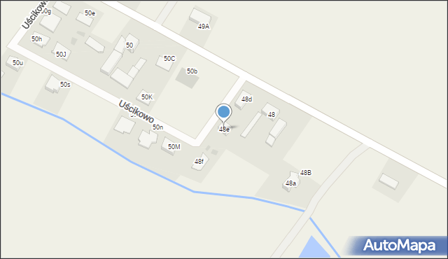 Uścikowo, Uścikowo, 48e, mapa Uścikowo