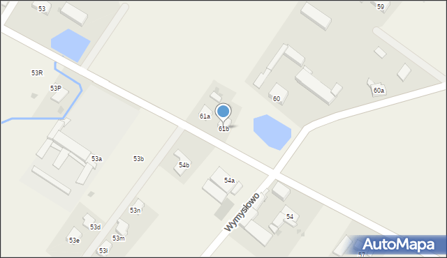 Uścikowo, Uścikowo, 61b, mapa Uścikowo