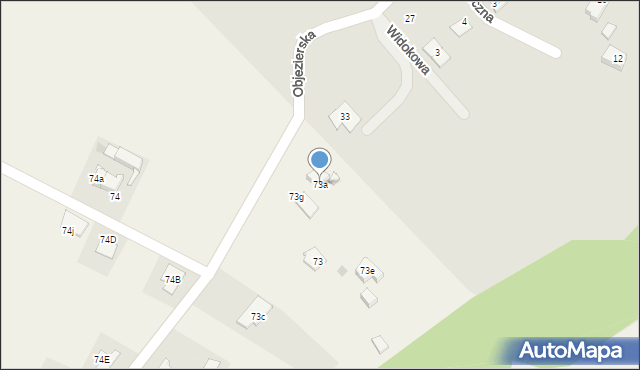Uścikowo, Uścikowo, 73a, mapa Uścikowo