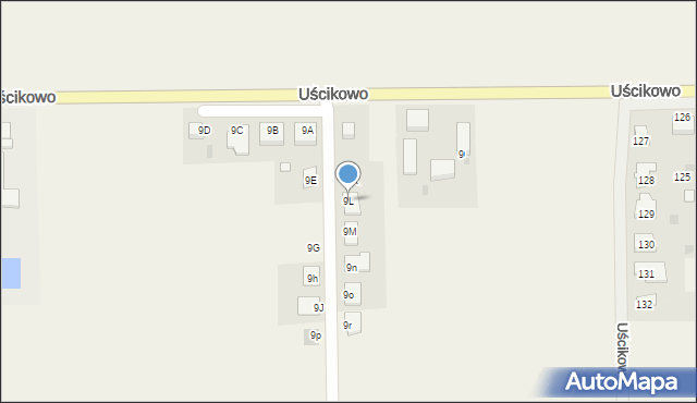 Uścikowo, Uścikowo, 9L, mapa Uścikowo
