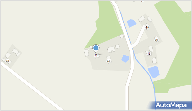 Uściszowice, Uściszowice, 43, mapa Uściszowice
