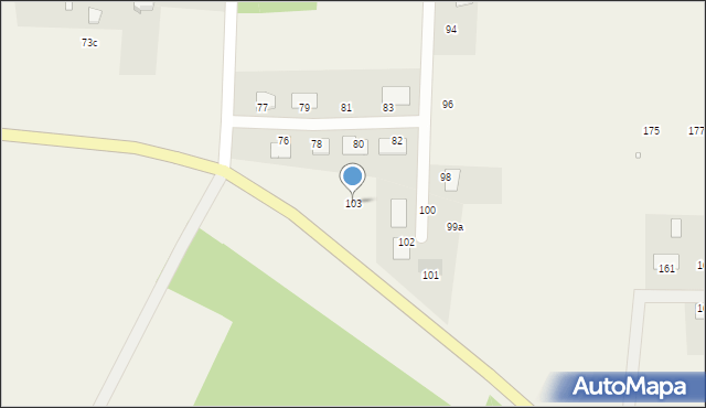 Uskorz Mały, Uskorz Mały, 103, mapa Uskorz Mały