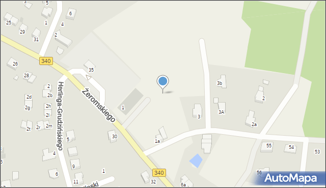 Uskorz Mały, Uskorz Mały, 1g, mapa Uskorz Mały