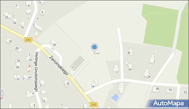 Uskorz Mały, Uskorz Mały, 1h, mapa Uskorz Mały