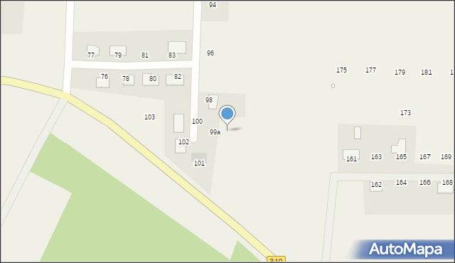 Uskorz Mały, Uskorz Mały, 99c, mapa Uskorz Mały