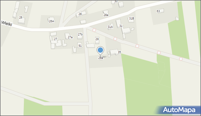 Uskorz Wielki, Uskorz Wielki, 29a, mapa Uskorz Wielki