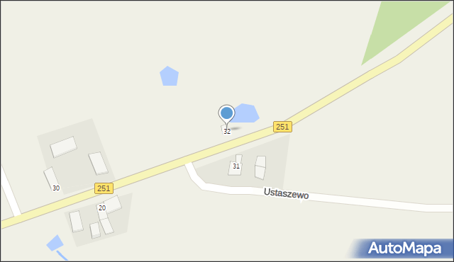 Ustaszewo, Ustaszewo, 32, mapa Ustaszewo