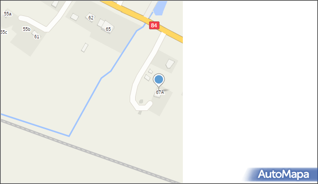 Ustjanowa Górna, Ustjanowa Górna, 67A, mapa Ustjanowa Górna