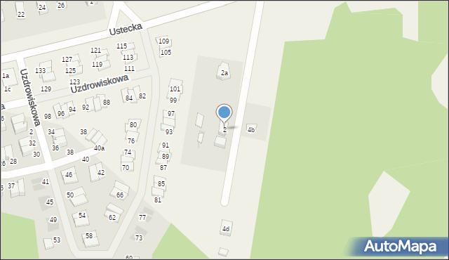 Ustka, Ustecka, 2, mapa Ustka